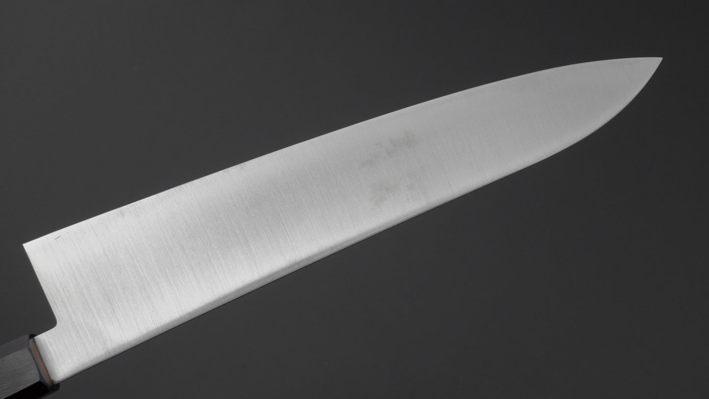 Hitohira Imojiya TH Stainless Gyuto 240mm Ebony Handle (Wa)