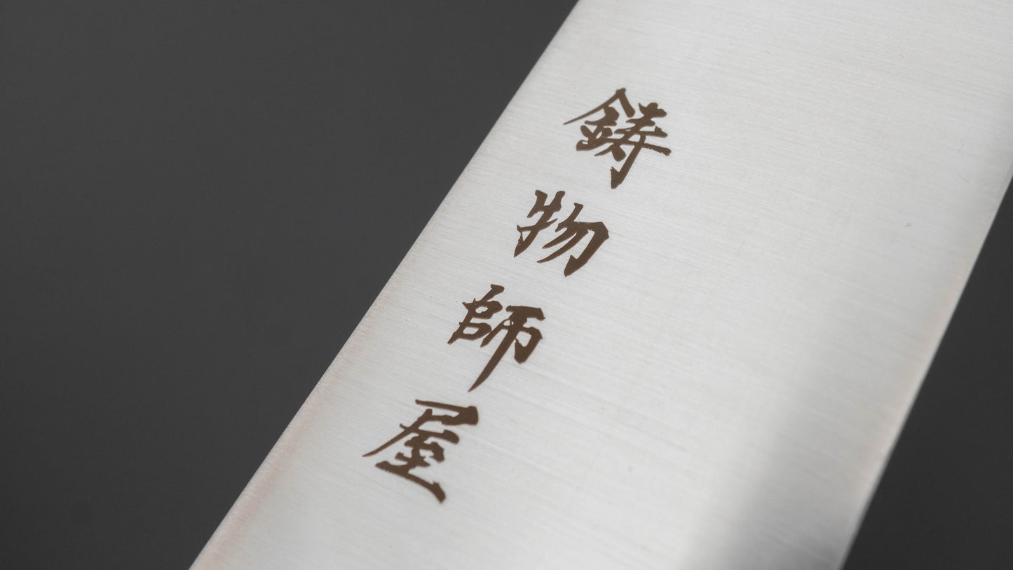 Hitohira Imojiya TH Stainless Gyuto 240mm Ebony Handle (Wa)