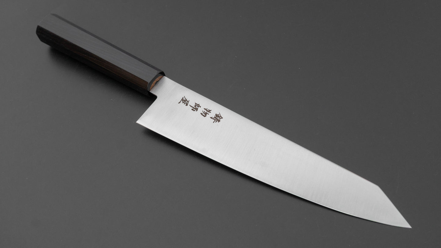 Hitohira Imojiya TH Stainless Kiritsuke Gyuto 210mm Ebony Handle (Wa)