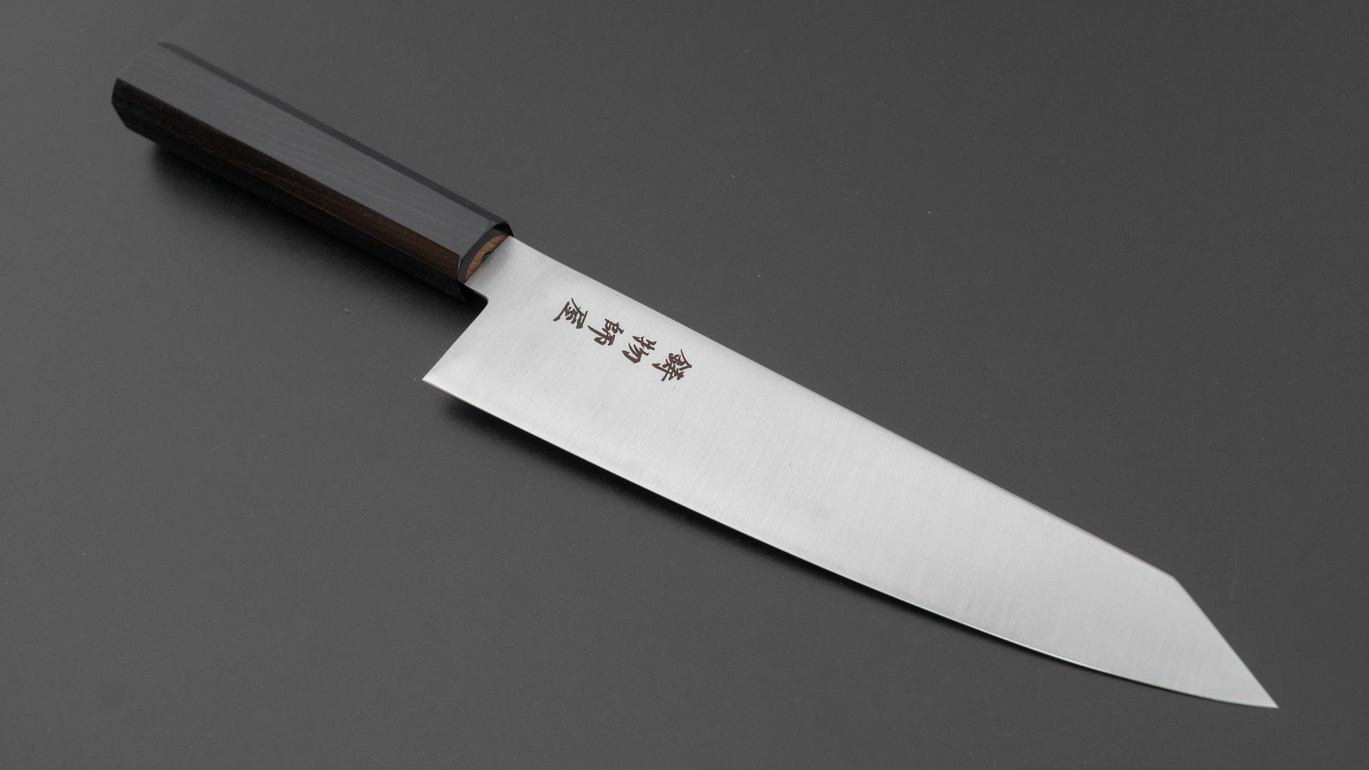 Hitohira Imojiya TH Stainless Kiritsuke Gyuto 210mm Ebony Handle (Wa)