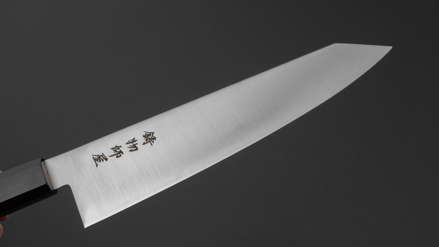 Hitohira Imojiya TH Stainless Kiritsuke Gyuto 210mm Ebony Handle (Wa)