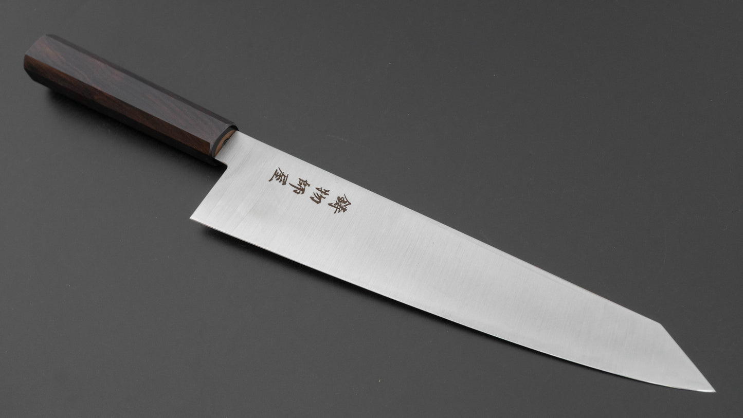 Hitohira Imojiya TH Stainless Kiritsuke Gyuto 240mm Ebony Handle (Wa)
