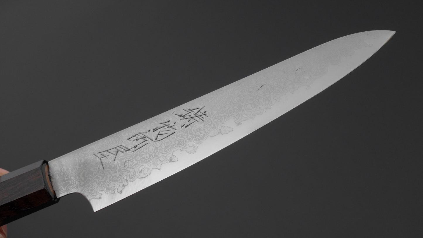 Hitohira Imojiya TH Damascus Petty 150mm Ebony Handle