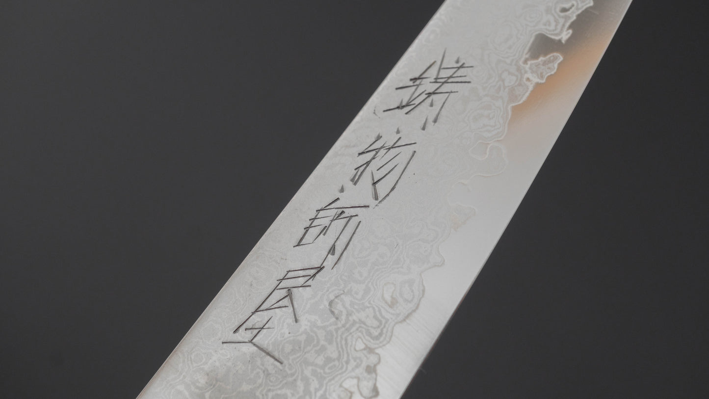 Hitohira Imojiya TH Damascus Petty 150mm Ebony Handle