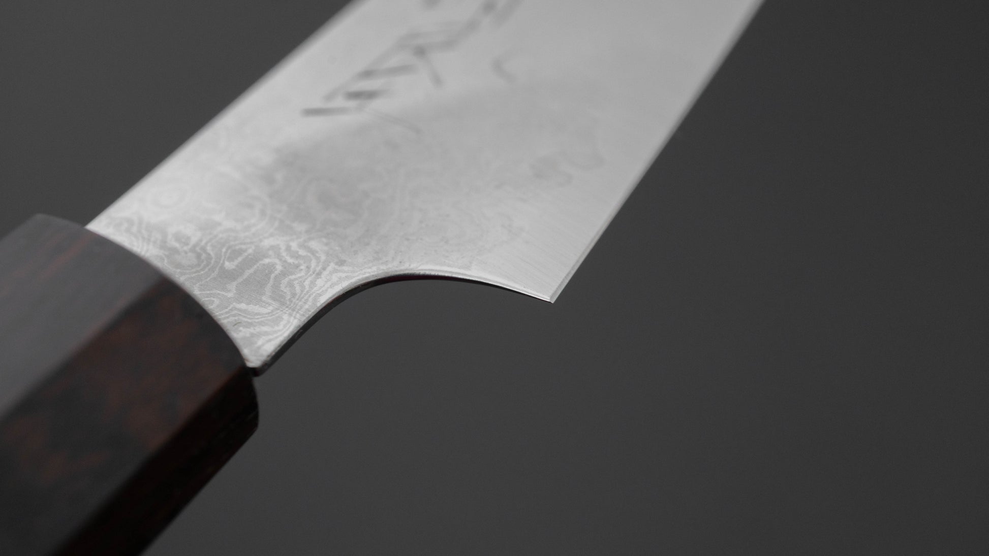 Hitohira Imojiya TH Damascus Petty 150mm Ebony Handle