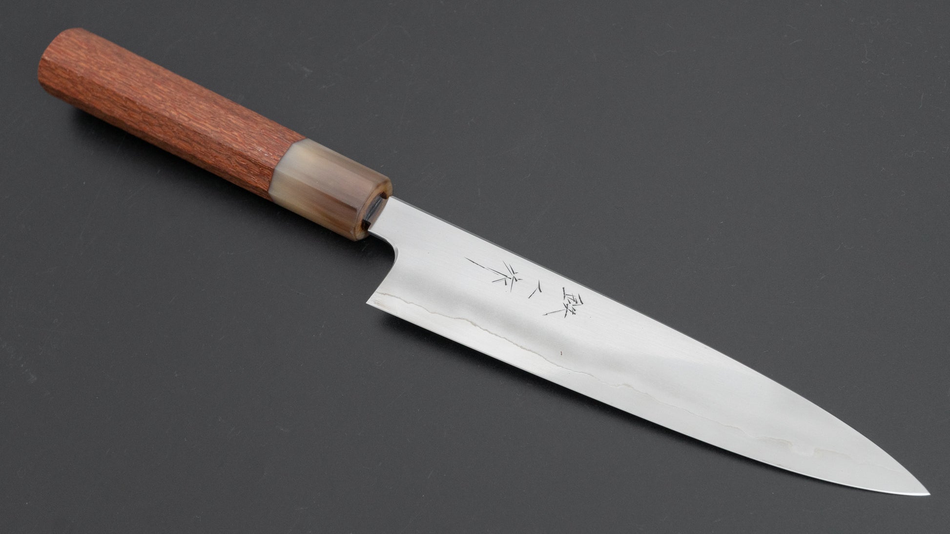 Tetsujin Silver #3 Ukiba Petty 165mm Lacewood Handle - HITOHIRA