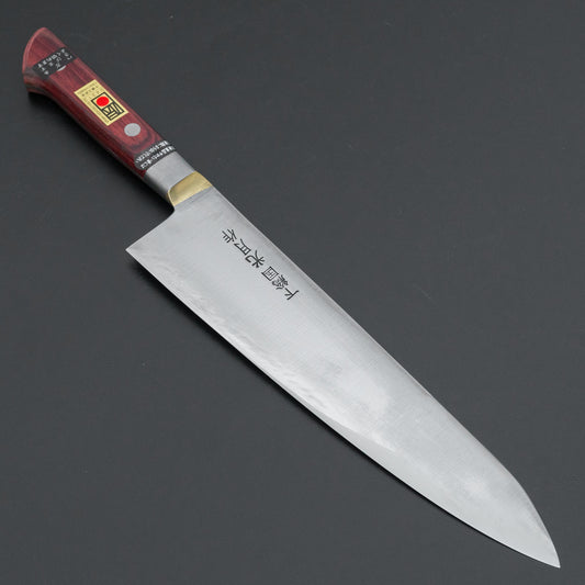 Kogetsu White #1 Gyuto 240mm Wine Pakka Handle