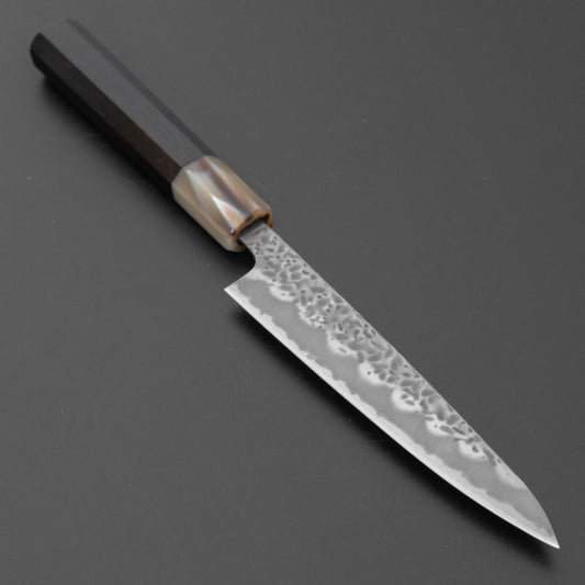 Hitohira Futana White #1 Migaki Tsuchime Petty 135mm Ebony Handle