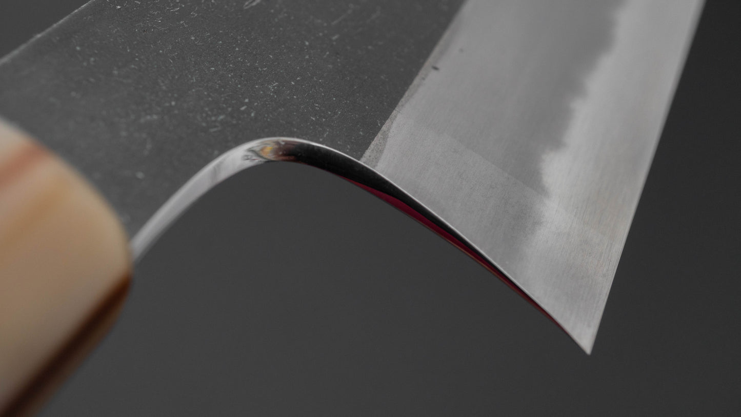 Hitohira Togashi Blue #2 Kurouchi Kiritsuke Gyuto 240mm Ebony Handle