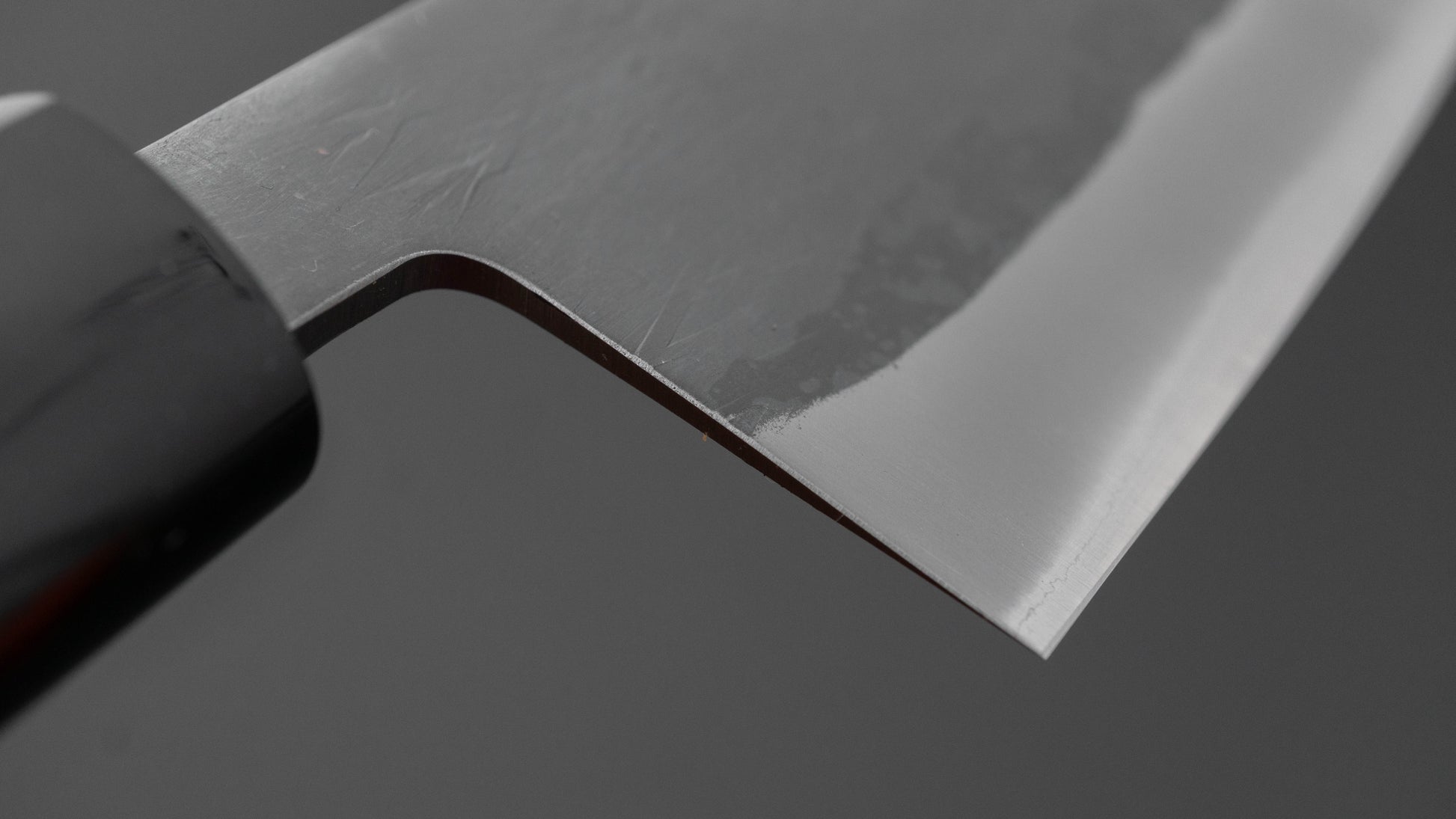 Hitohira TD Blue #2 Stainless Clad Kurouchi Nakiri 165mm Ho Wood Handle (D-Shape)