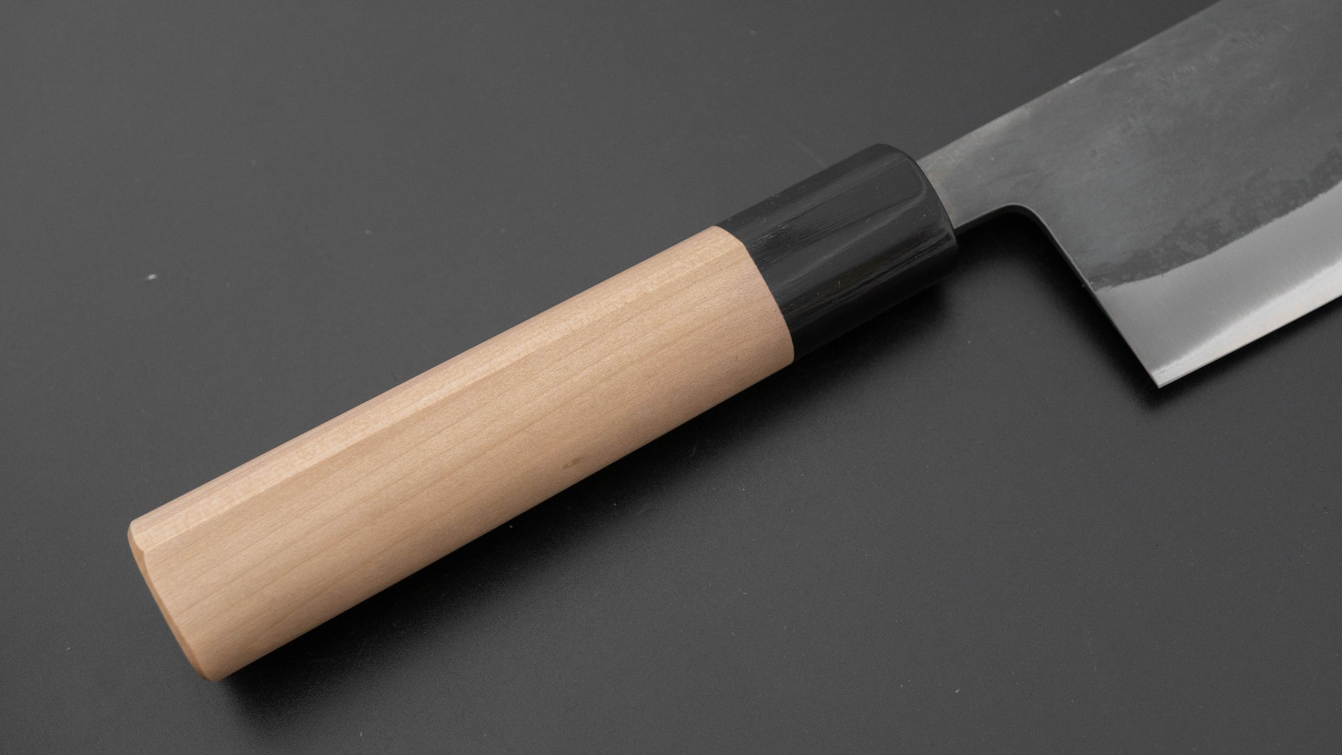 Hitohira TD Blue #2 Stainless Clad Kurouchi Nakiri 165mm Ho Wood Handle (D-Shape)