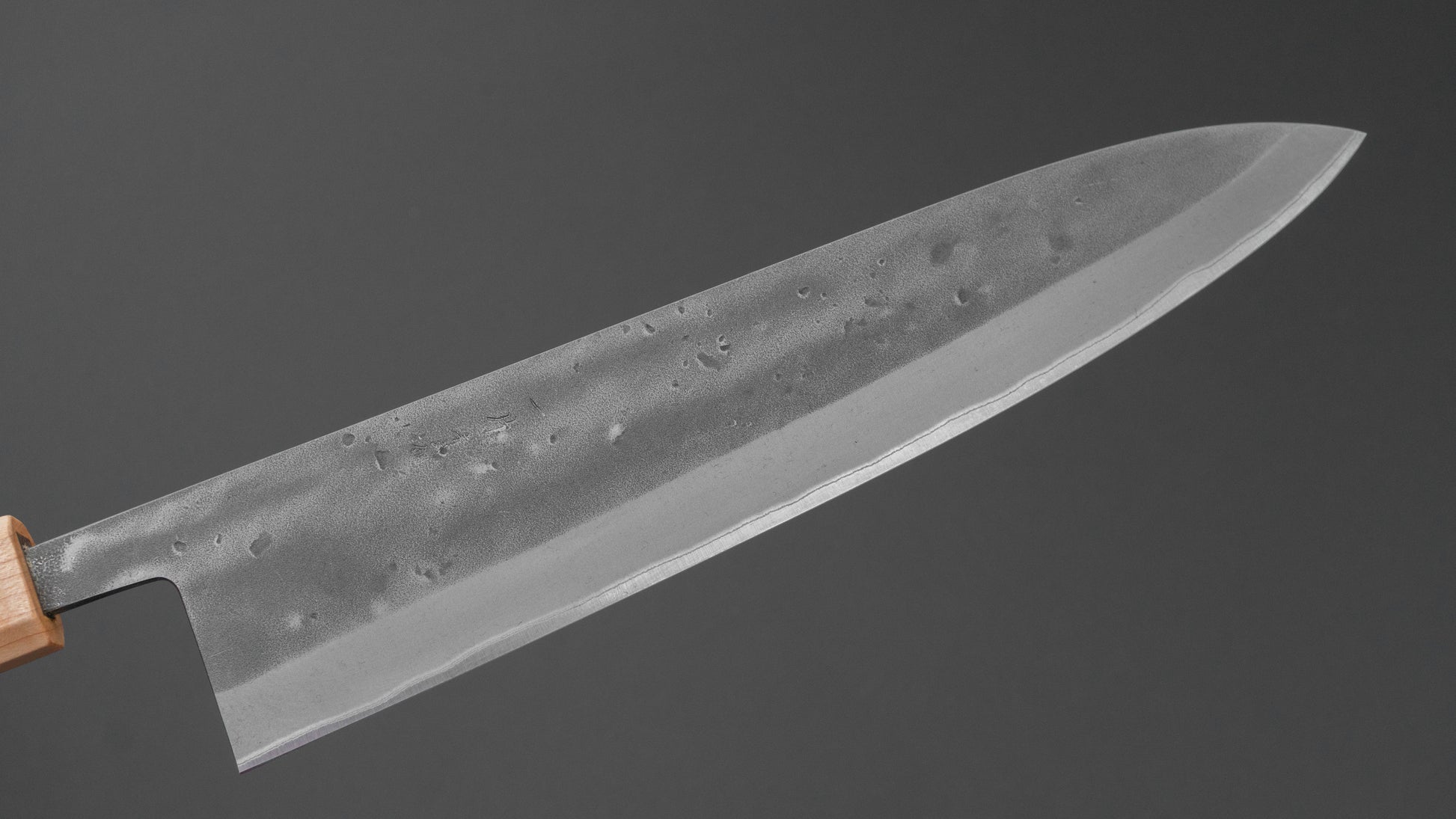 Hitohira TD Blue #2 Stainless Clad Nashiji Gyuto 240mm Walnut Handle