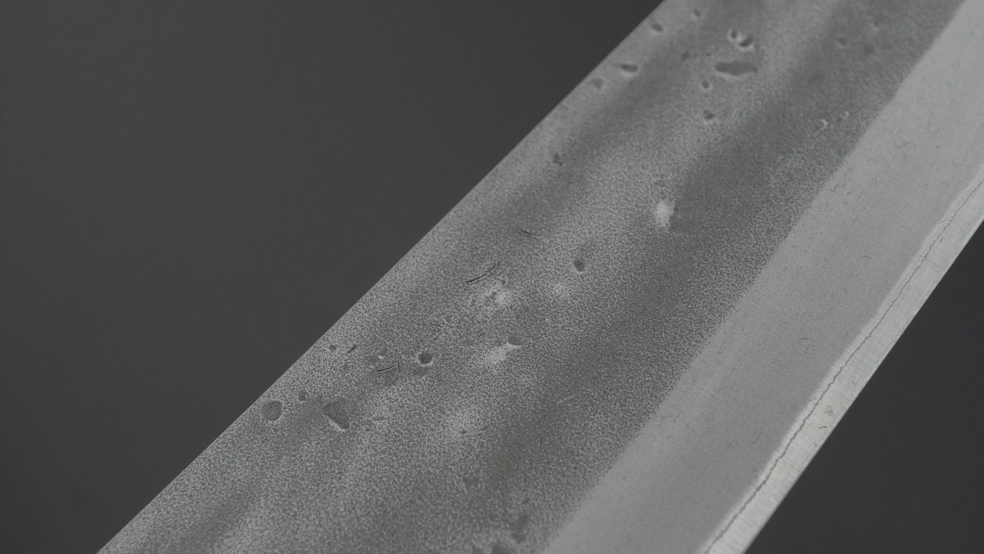 Hitohira TD Blue #2 Stainless Clad Nashiji Gyuto 240mm Walnut Handle