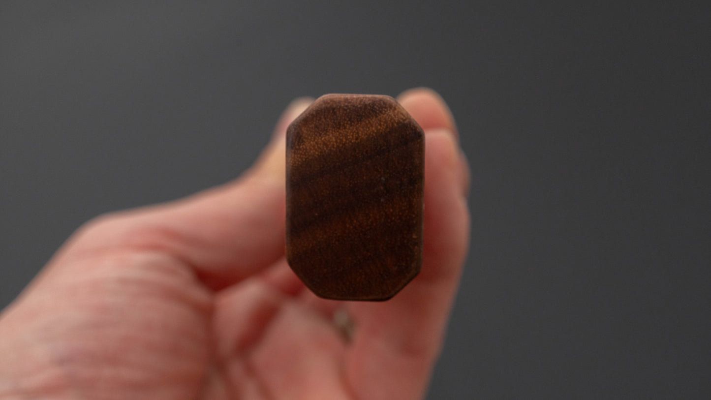 Hitohira TD Blue #2 Stainless Clad Nashiji Gyuto 240mm Walnut Handle