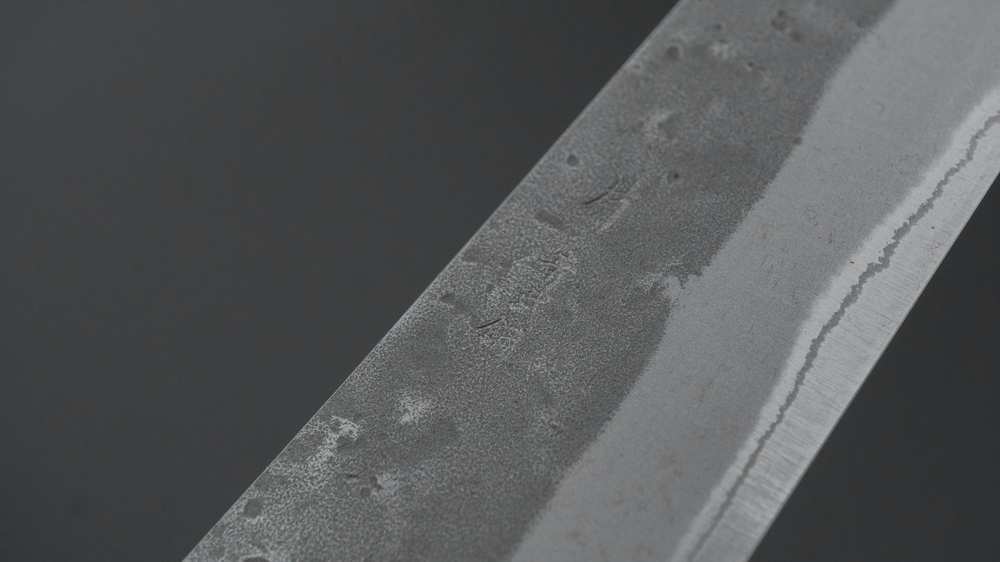 Hitohira TD Blue #2 Stainless Clad Nashiji Sujihiki 240mm Walnut Handle