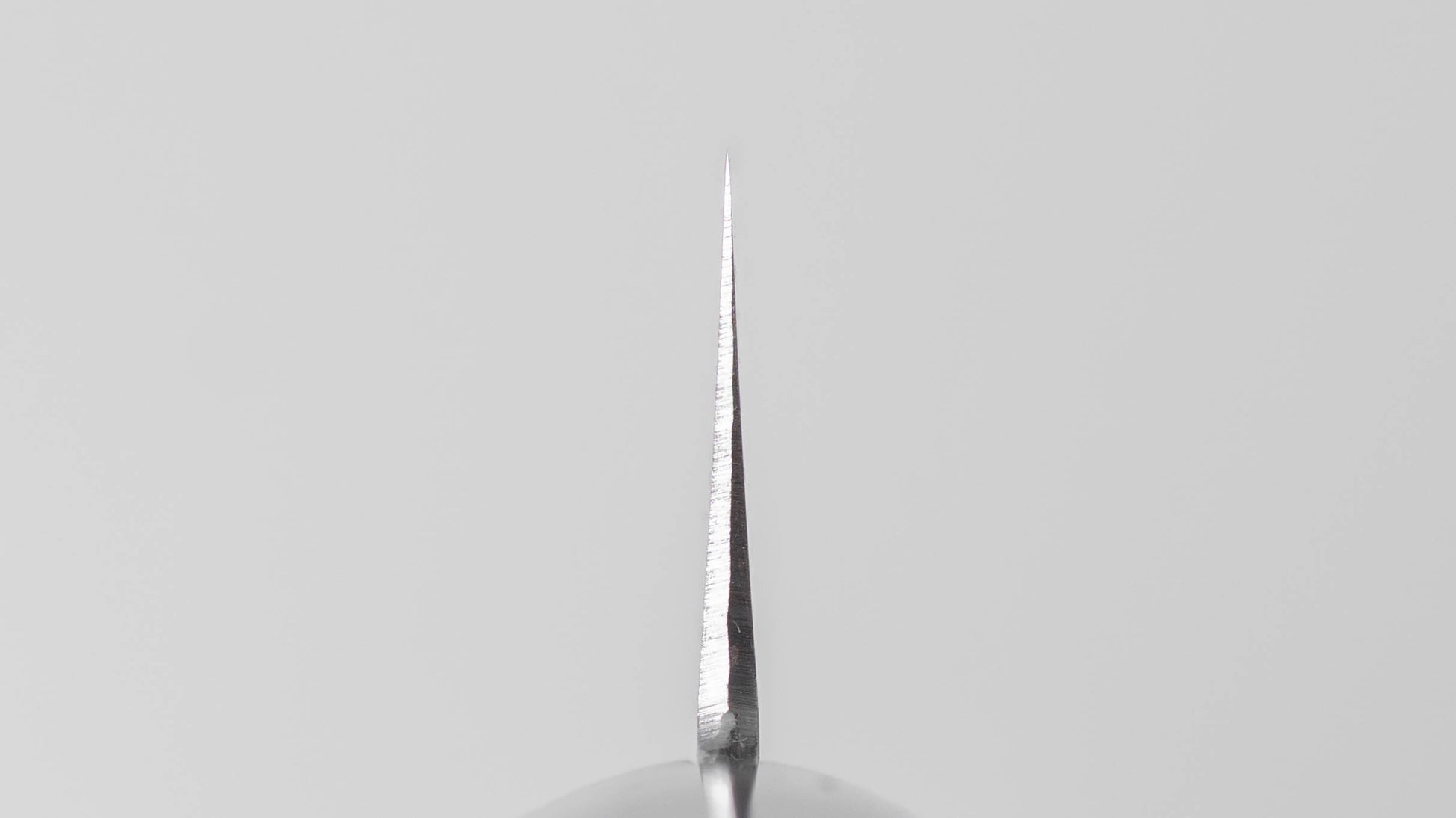 Hitohira NM V10 Tsuchime Damascus Nakiri 130mm Brown Pakka Handle (No Bolster)