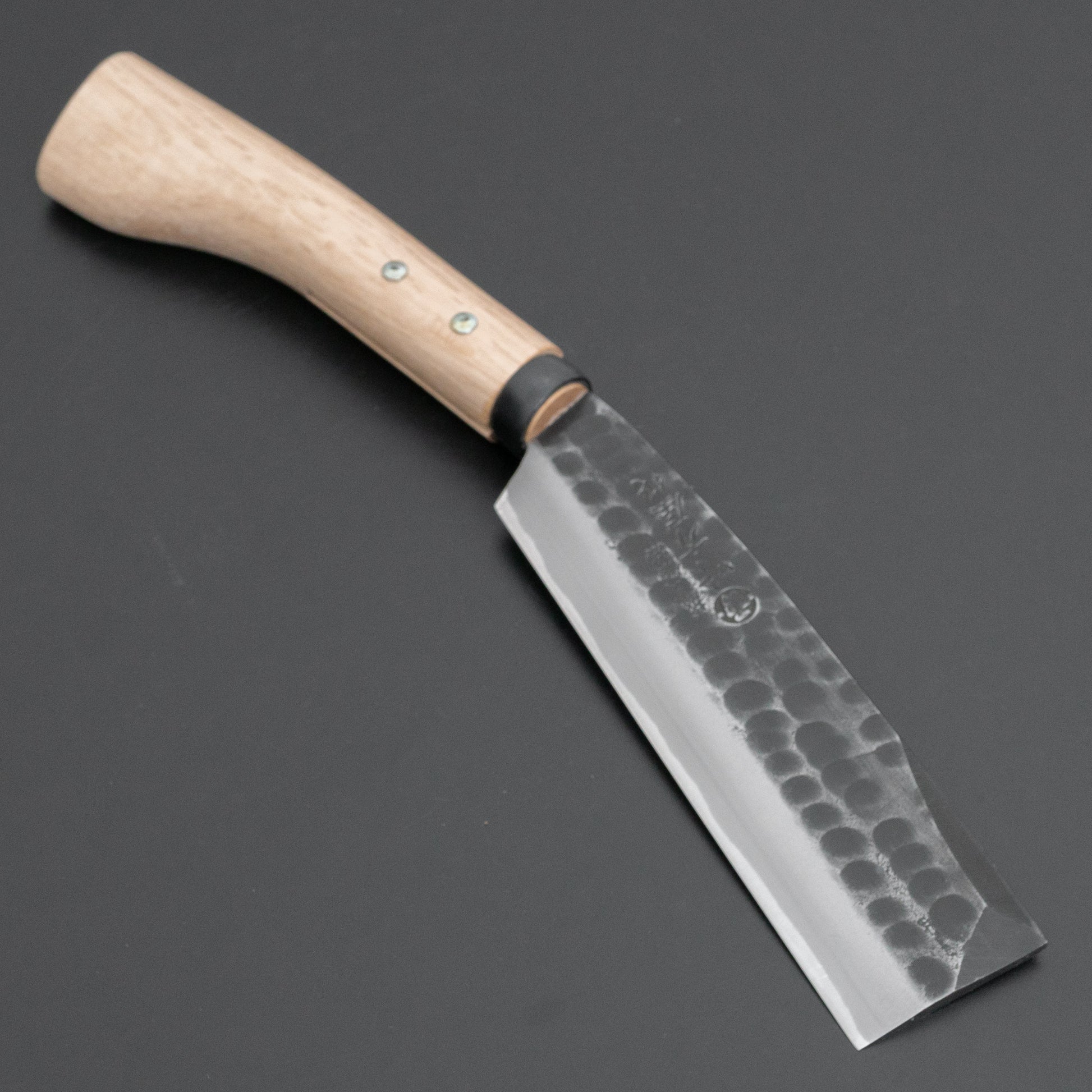 Ajikataya Tsuchime Hatchet 165mm Oak Handle (Double Bevel) - HITOHIRA