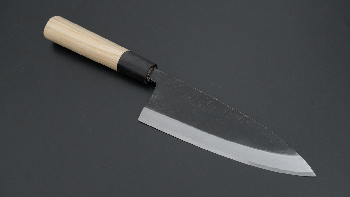 Hitohira White #2 Kurouchi Deba 165mm Ho Wood Handle