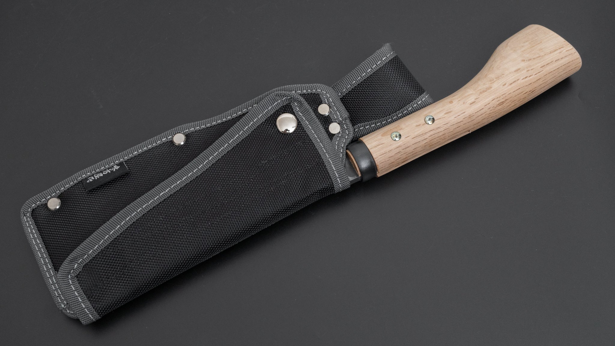 Ajikataya Tsuchime Hatchet 165mm Oak Handle (Double Bevel) – HITOHIRA