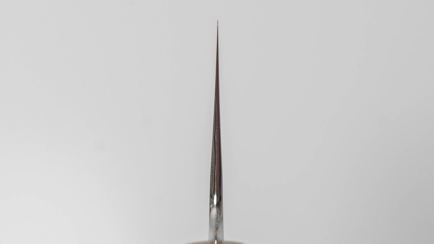 Hitohira Kikuchiyo Ren Silver #3 Nakiri 180mm Ebony Handle