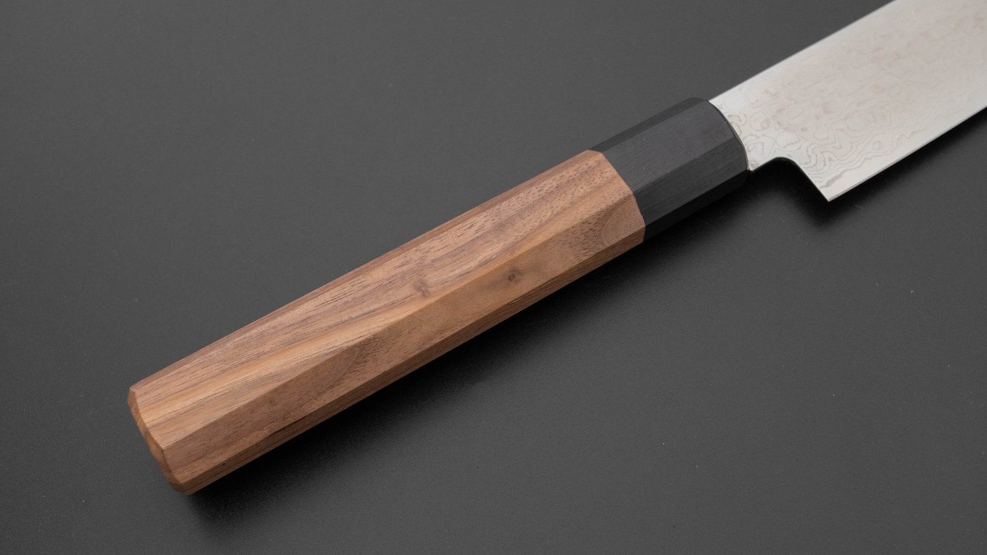 Hitohira HG Damascus Sujihiki 240mm Walnut Handle