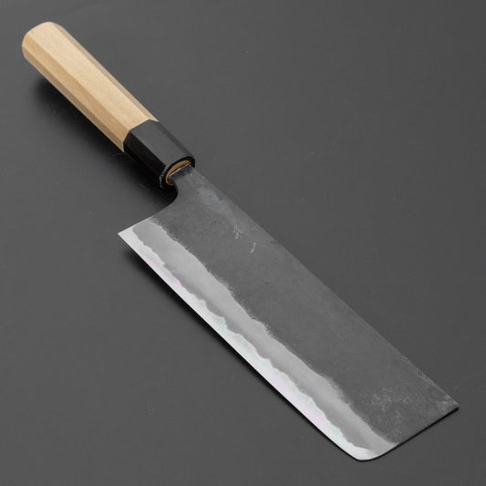 Hitohira Tosa Kurouchi Blue #2 Nakiri 170mm Ho Wood Handle