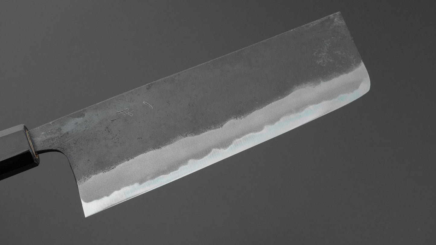 Hitohira Tosa Kurouchi Blue #2 Nakiri 170mm Ho Wood Handle