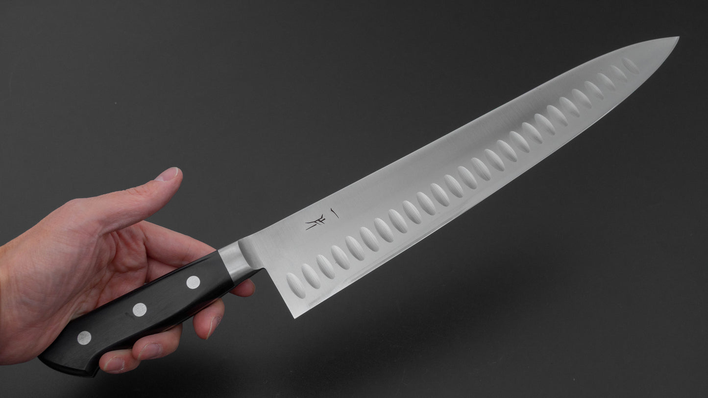 Hitohira FJ VG-1 Gyuto 300mm Pakka Handle (Dimple)