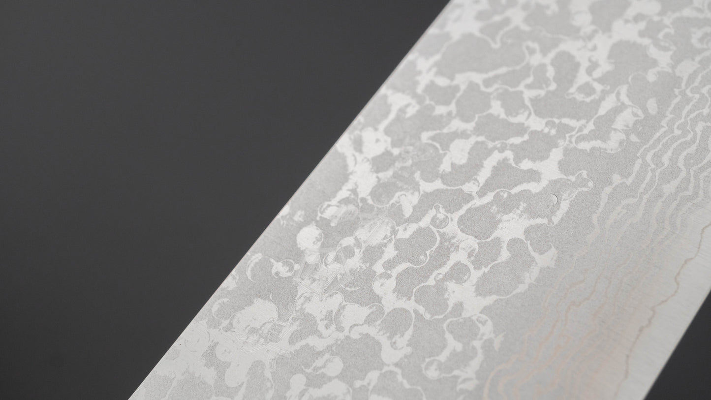 Makoto Kurosaki VG7 Damascus Nakiri 170mm Ebony Handle