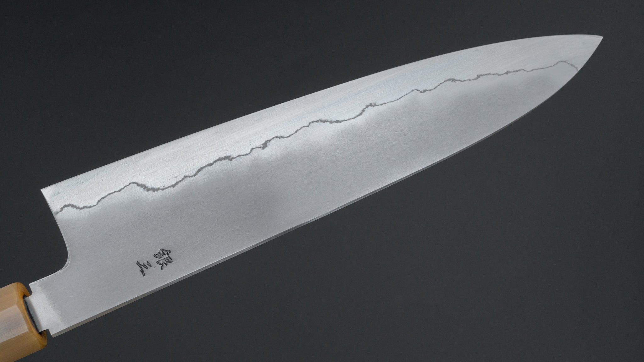 鉄人刃物 銀三 総霞 牛刀 210mm レースウッド柄 – HITOHIRA