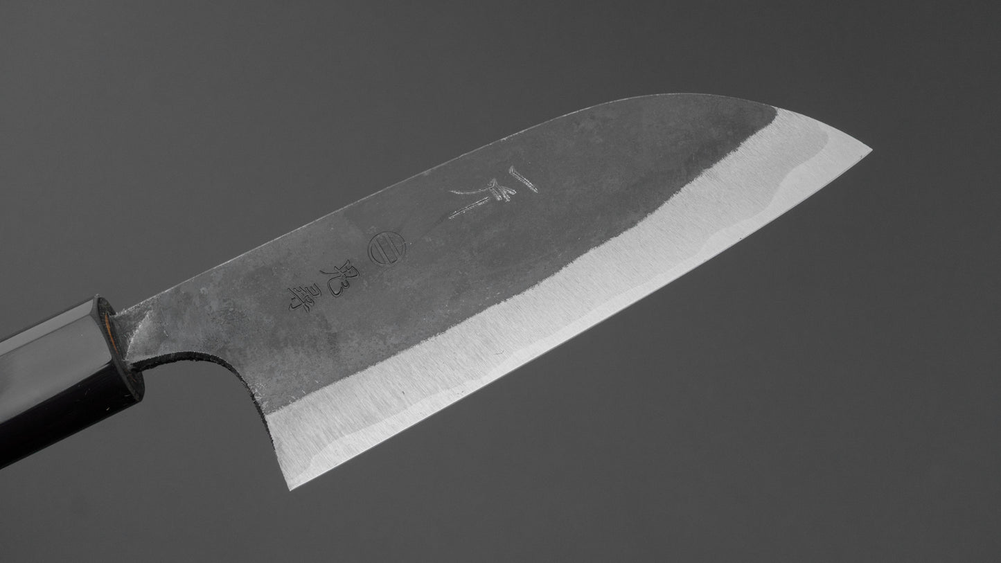 Hitohira Onihiro White #1 Santoku 105mm Ho Wood Handle (D-Shape)