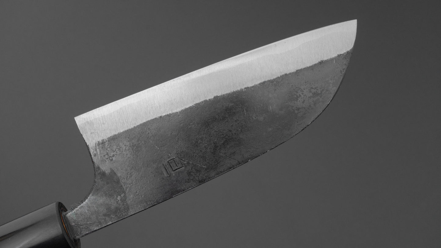 Hitohira Onihiro White #1 Santoku 105mm Ho Wood Handle (D-Shape)