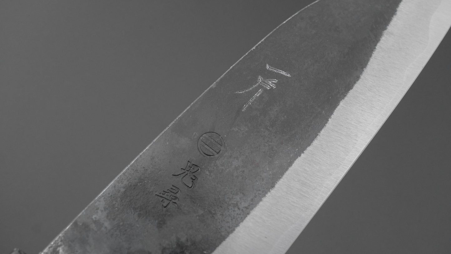 Hitohira Onihiro White #1 Santoku 105mm Ho Wood Handle (D-Shape)