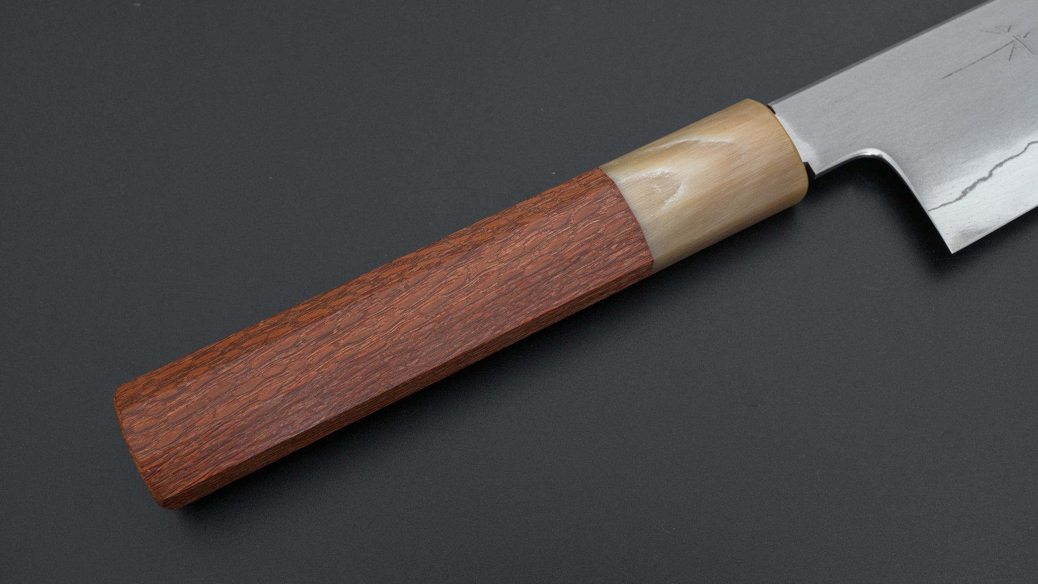 鉄人刃物 銀三 総霞 牛刀 210mm レースウッド柄 – HITOHIRA