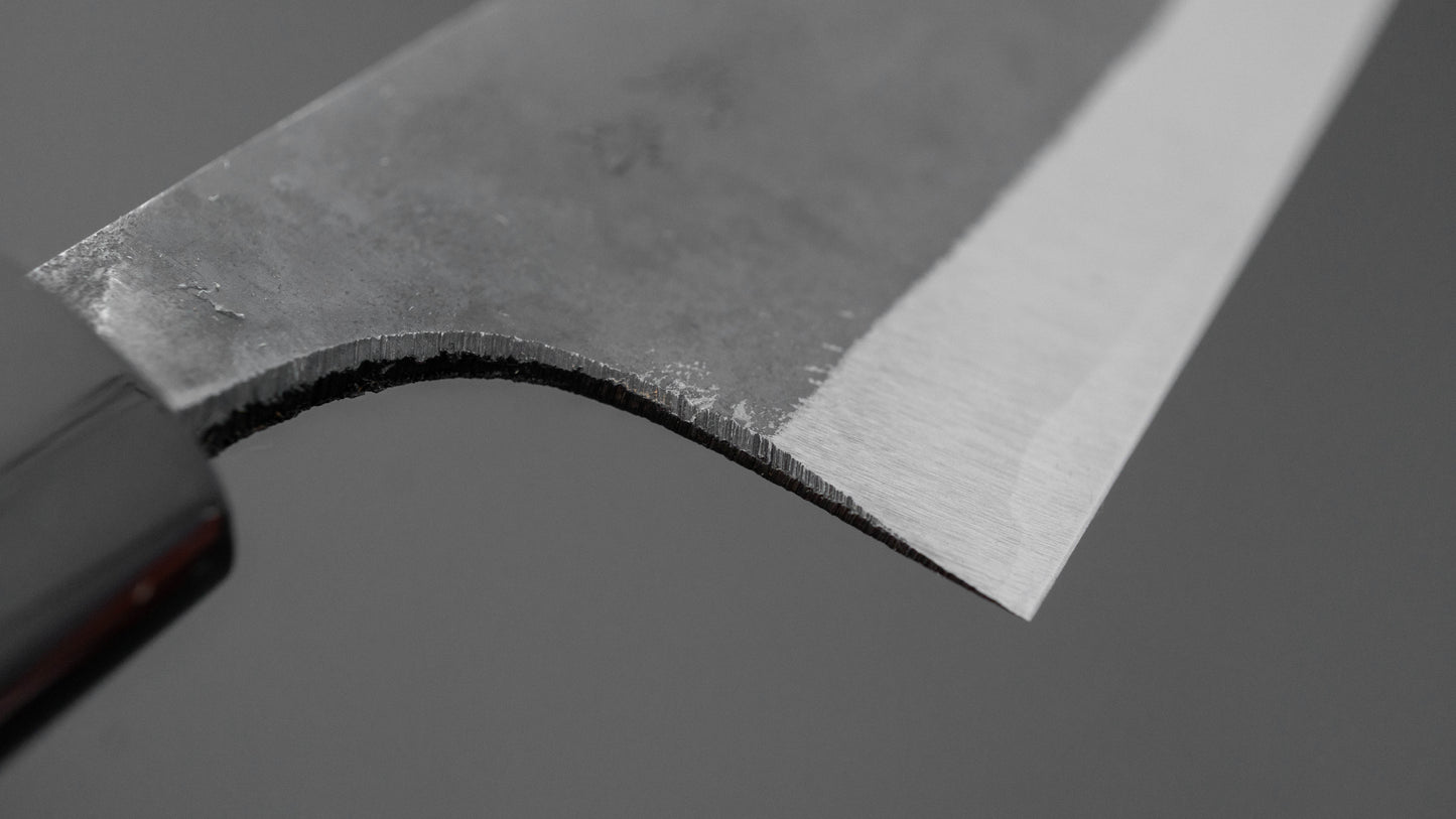 Hitohira Onihiro White #1 Santoku 105mm Ho Wood Handle (D-Shape)