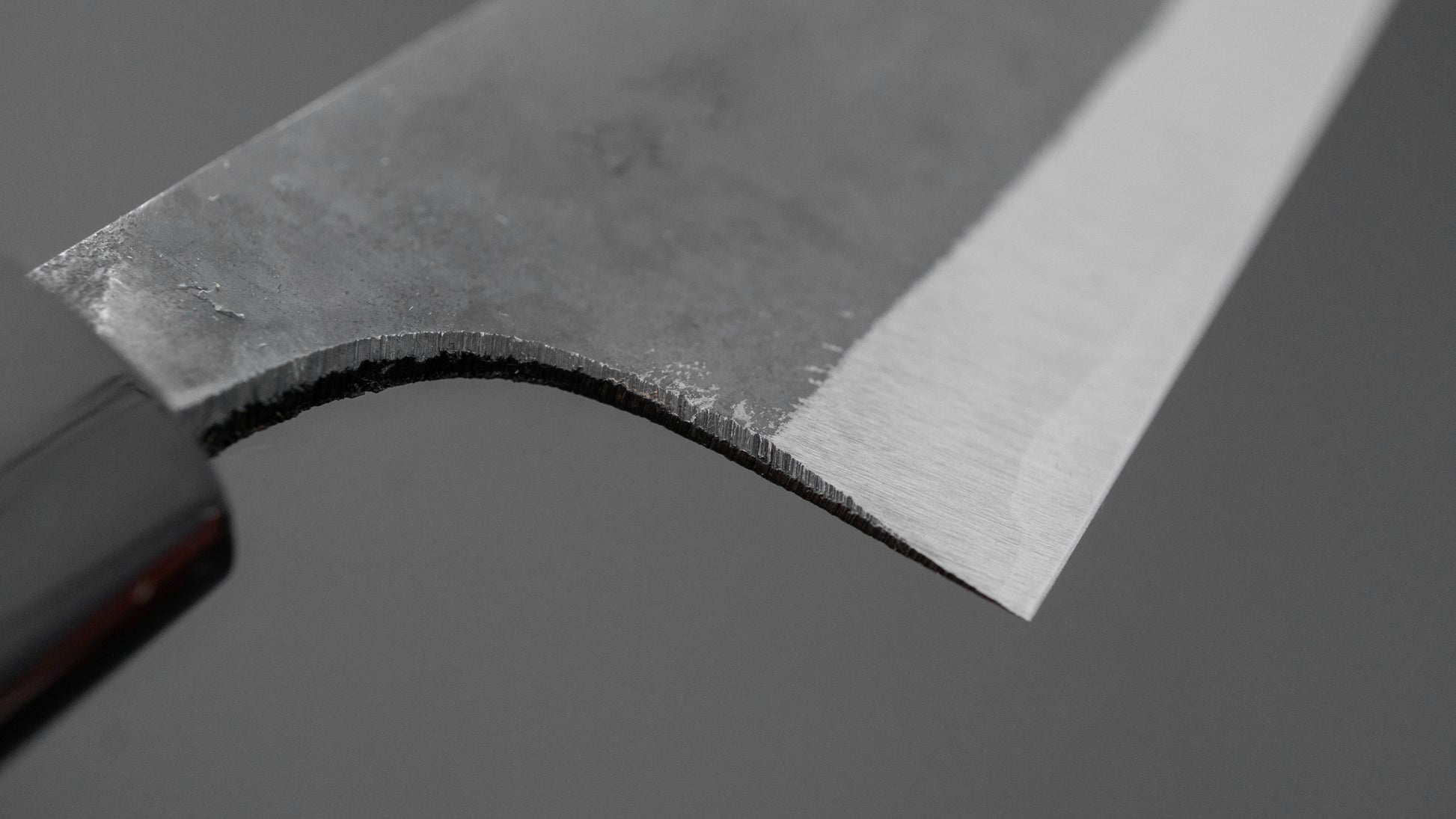 Hitohira Onihiro White #1 Santoku 105mm Ho Wood Handle (D-Shape)