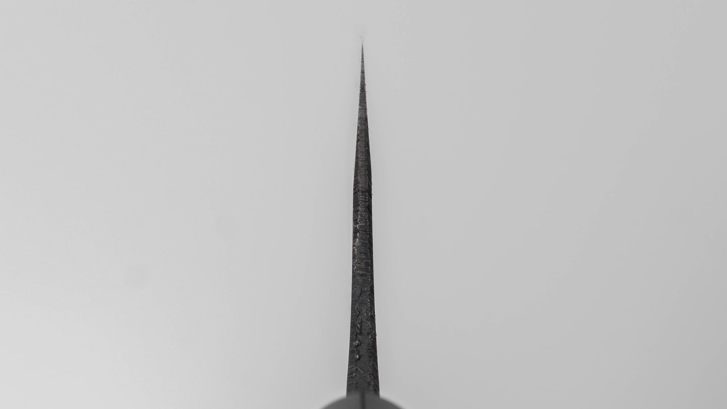 Hitohira Onihiro White #1 Santoku 105mm Ho Wood Handle (D-Shape)