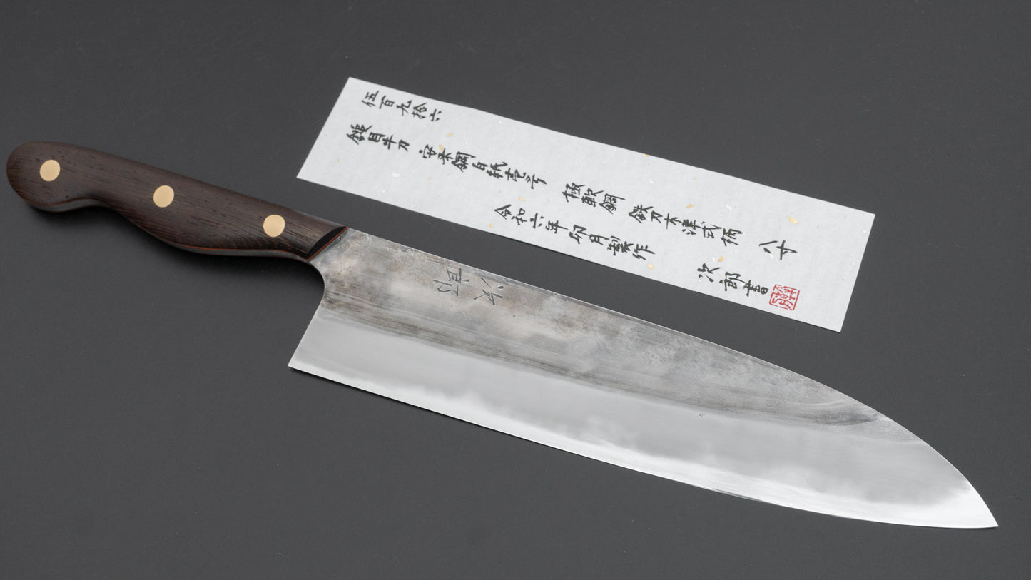 Jiro Tsuchime Yo Gyuto 240mm Tagayasan Handle (Discounted/ #596) - HITOHIRA