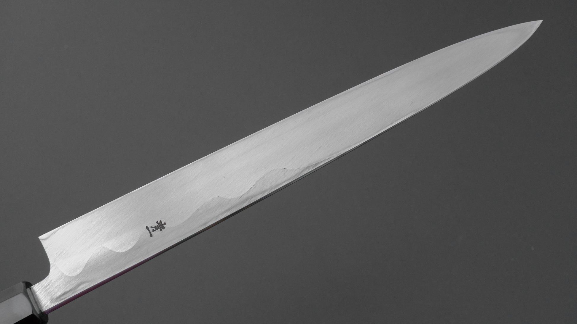 Hitohira Tanaka Mosuke Blue #1 Yanagiba 270mm Ebony Handle (Mirror Polished/ Saya)