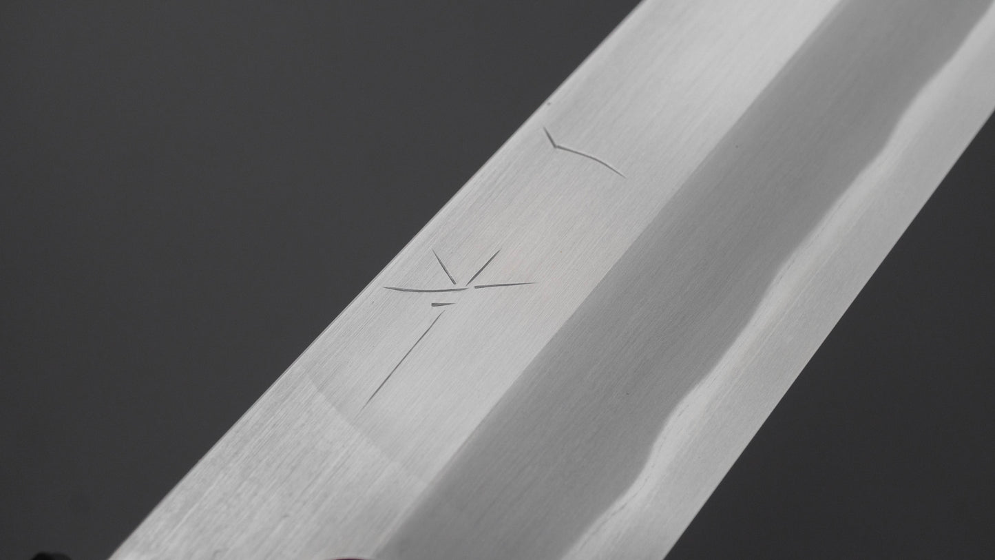 Hitohira Togashi White #1 Tachi Kiritsuke Yanagiba 300mm Ho Wood Handle (Saya)