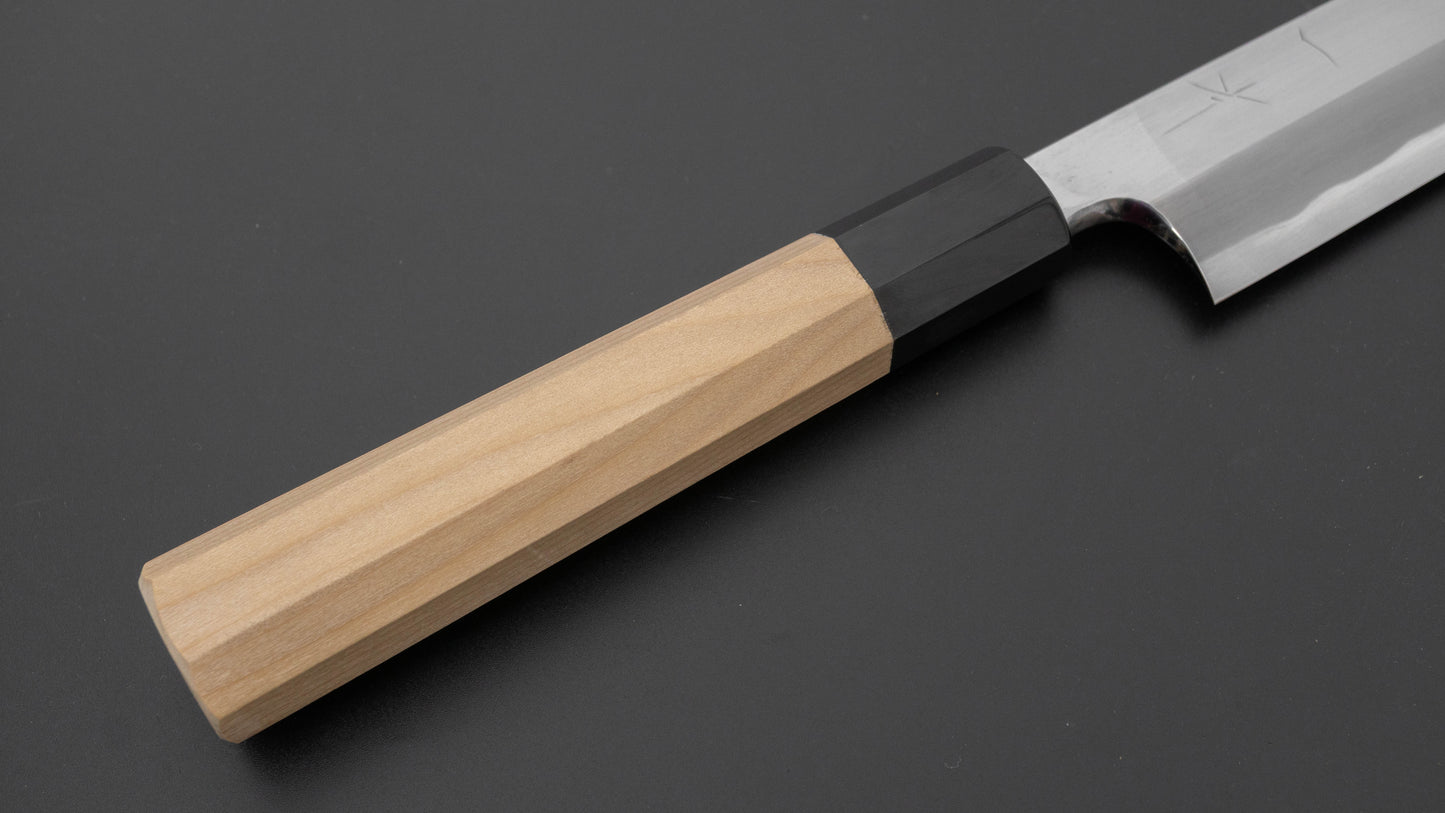 Hitohira Togashi White #1 Tachi Kiritsuke Yanagiba 300mm Ho Wood Handle (Saya)