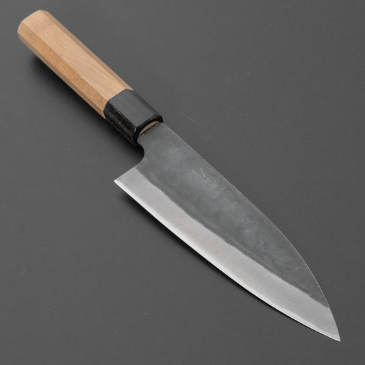 Hitohira Hizen Kurouchi Blue #1 Stainless Clad Gyuto 155mm Ho Wood Handle