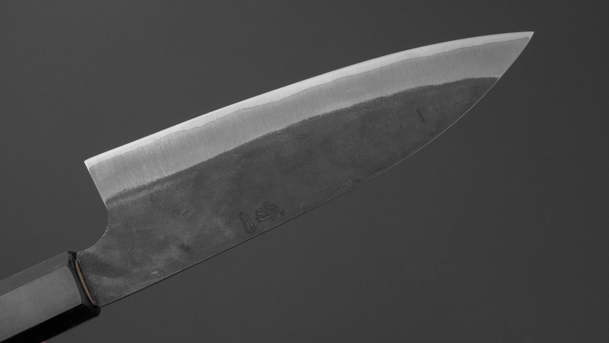 Hitohira Hizen Kurouchi Blue #1 Stainless Clad Gyuto 155mm Ho Wood Handle