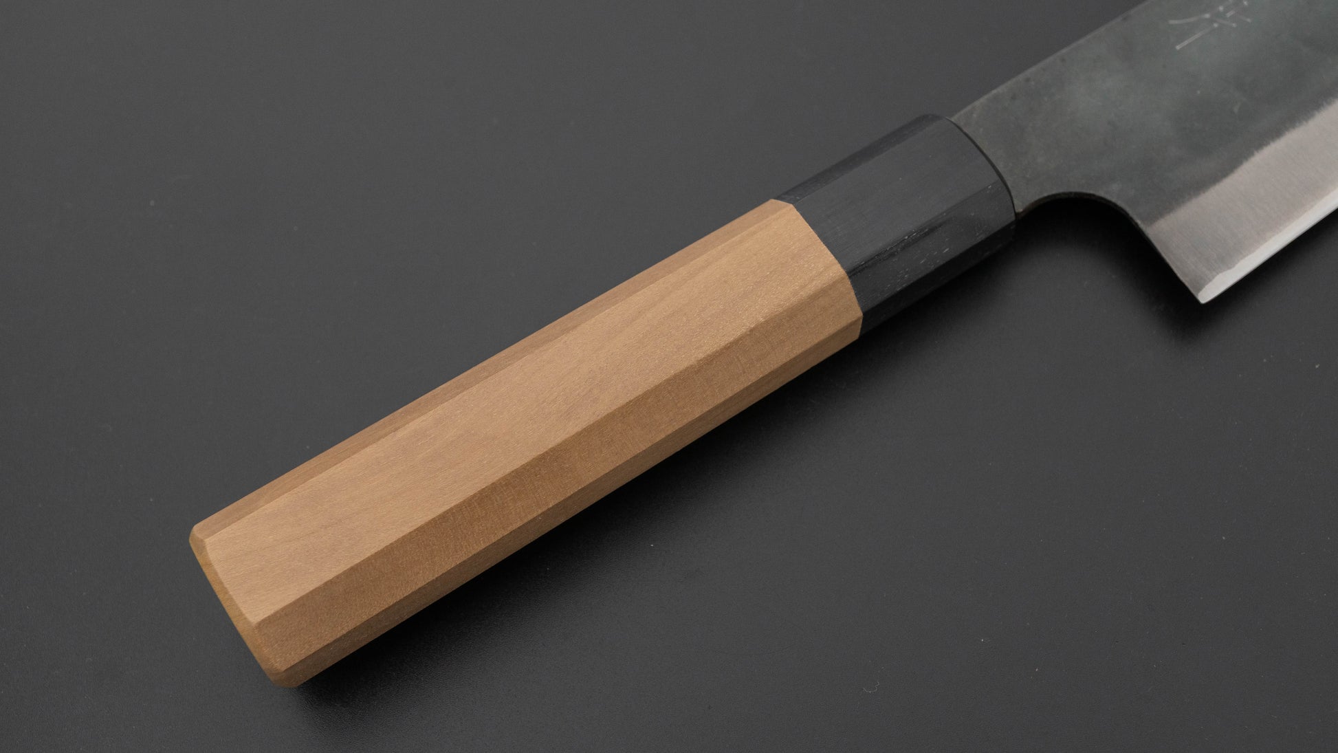 Hitohira Hizen Kurouchi Blue #1 Stainless Clad Gyuto 155mm Ho Wood Handle