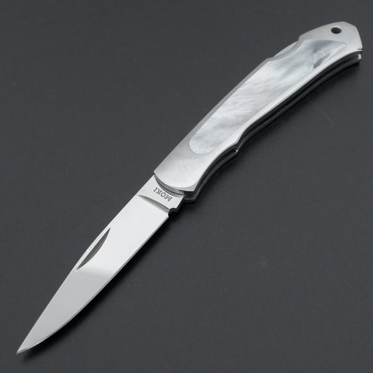 MOKI Therapy Folding Knife Mother of Pearl Handle