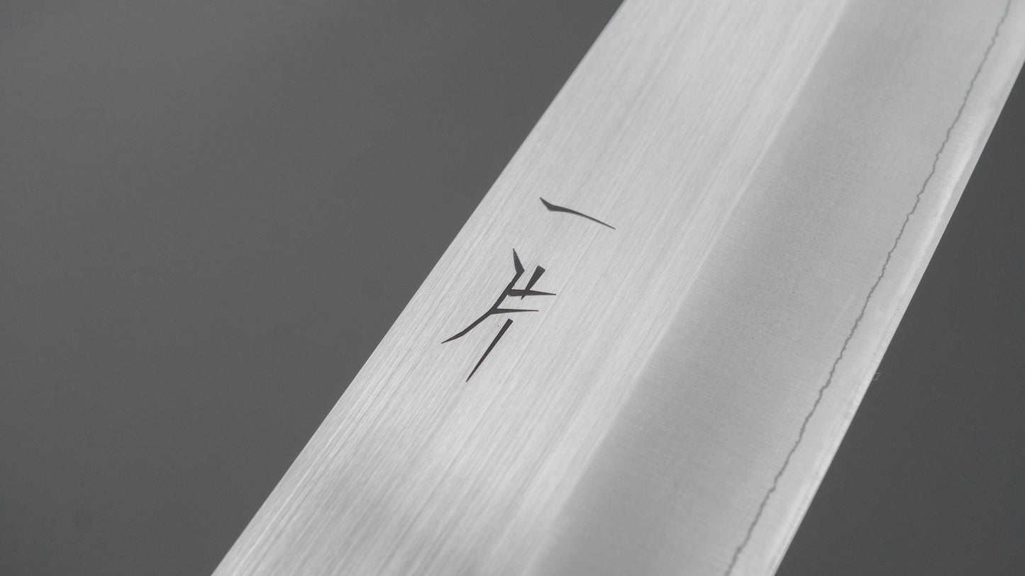 Hitohira Futana SLD Migaki Santoku 165mm Pakka Handle (No Bolster)