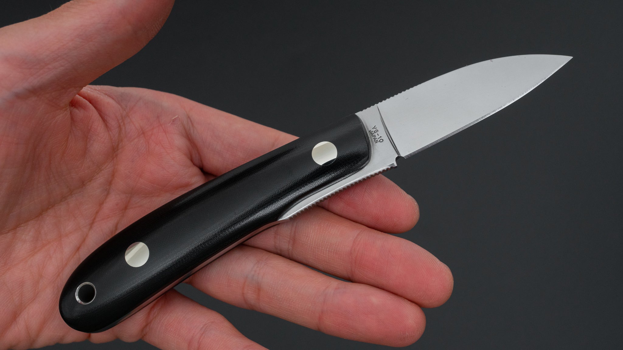 MOKI Banff Fixed Blade Linen Micarta Handle (Short) – HITOHIRA