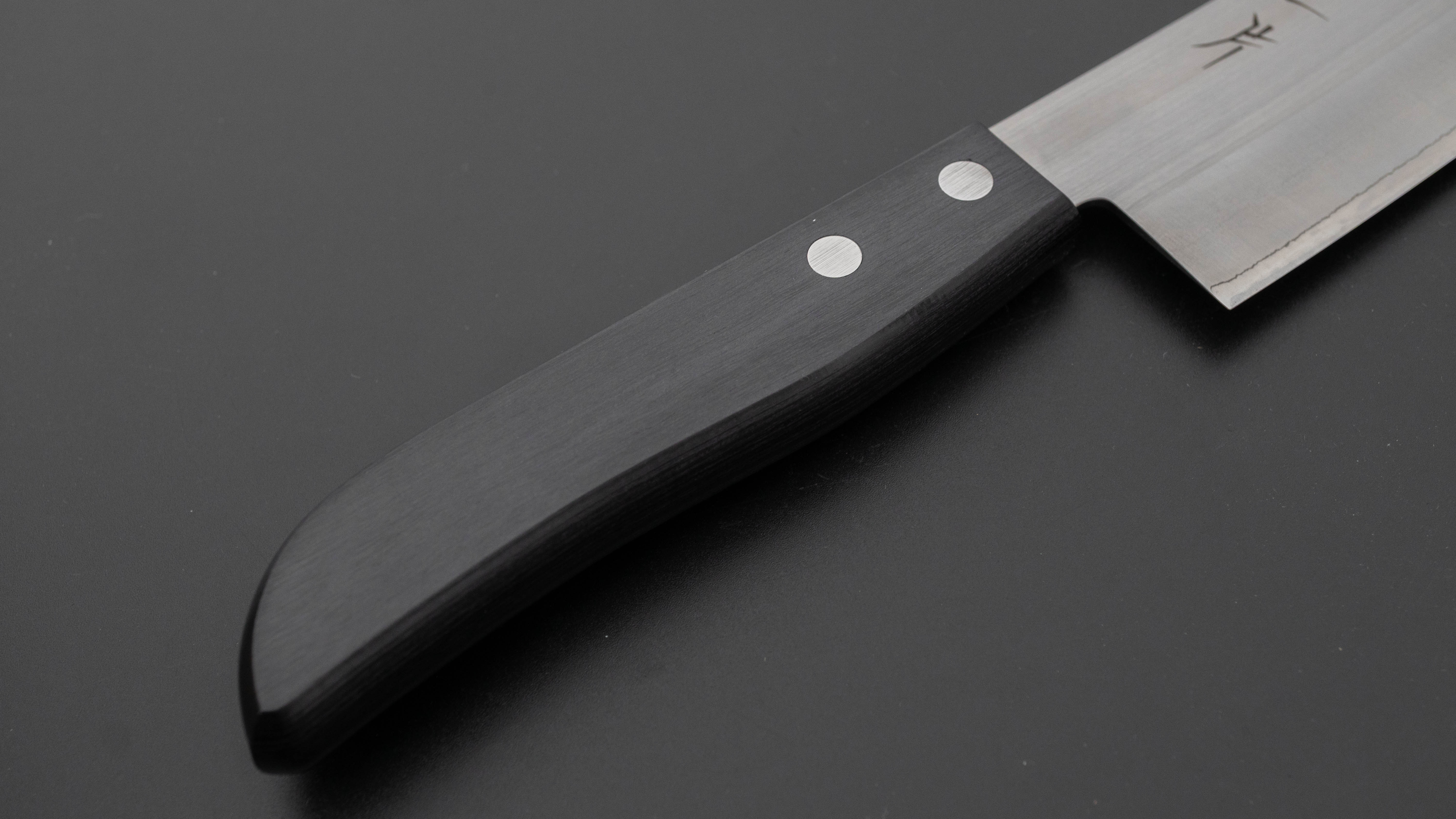 Hitohira Futana SLD Migaki Santoku 165mm Pakka Handle (No Bolster