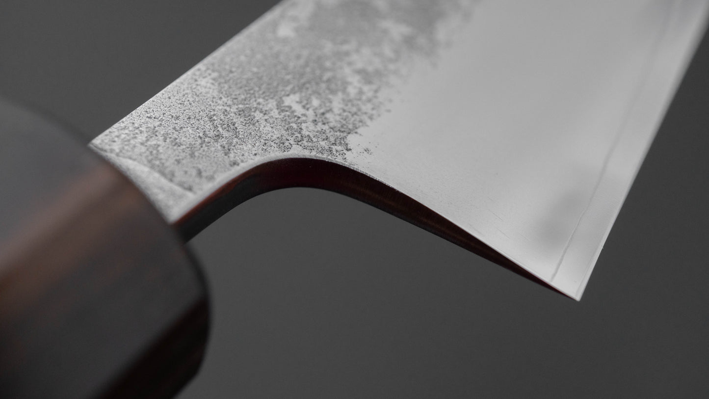 Hitohira Nihei SLD Nashiji Migaki Petty 150mm Chestnut Handle