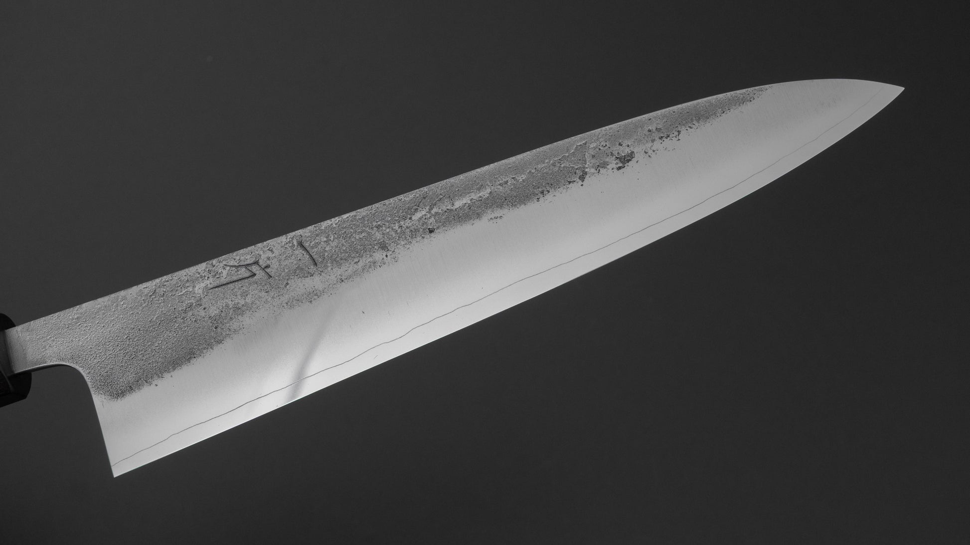 Hitohira Nihei SLD Nashiji Migaki Gyuto 240mm Chestnut Handle